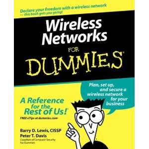  Wireless Networks For Dummies [Paperback] Barry D. Lewis 