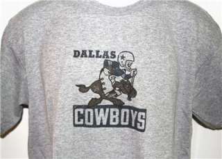 Dallas COWBOYS 1960s Throwback Logo T Shirt X Large  