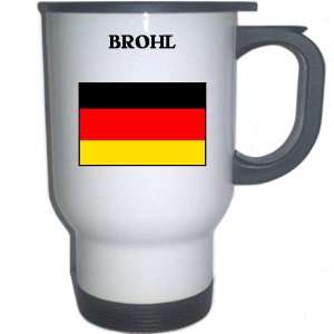 Germany   BROHL White Stainless Steel Mug