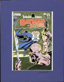 NEAL ADAMS BATMAN 1971 DETECTIVE COMICS #409 ORIGINAL COVER PROOF 