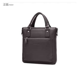 Mens Genuine Leather Handbag Briefcase Tote Shoulder Laptop BAG 