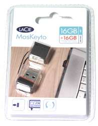 LACIE USB FLASH DRIVE MOSKEYTO 16GB TINY NANO PC MAC READYBOOST ONLINE 