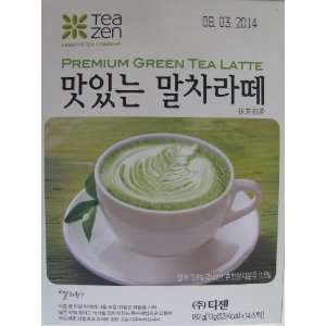 Tea Zen Premium Green Tea Latte, 6.41 Ounces:  Grocery 
