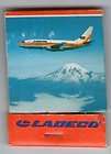 Chile LADECO Airlines match box plane and map