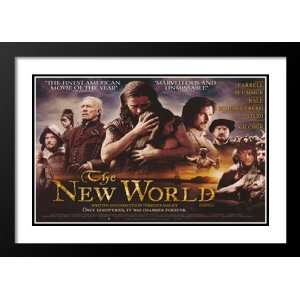  The New World 20x26 Framed and Double Matted Movie Poster 