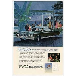  1964 Olds Oldsmobile Ninety Eight 98 Print Ad (6778)