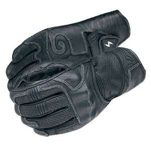 Scorpion Womens Cleo Black Semi Gauntlet Motorcycle Gloves   Size 