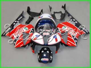 For RC51 VTR1000SP1 00 06 Castrol Race Version Red Black ABS Fairing 