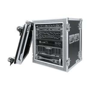   12U Deluxe Shock Mount Amplifier Rack Case Black: Everything Else