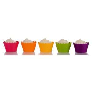  Dress My Cupcake Summer Brights Cupcake Wrappers, Set of 60 