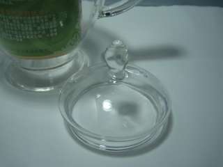 Glass Teapot 450ml+warmer+12 Blooming Flower Green tea  