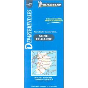  Michelin France Seine Et Marne #4077 (Departmental Maps 