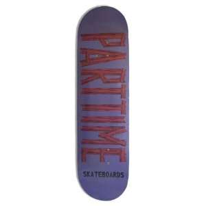  Parttime Old School Classic Purple/Red Skateboard Deck (Deck 