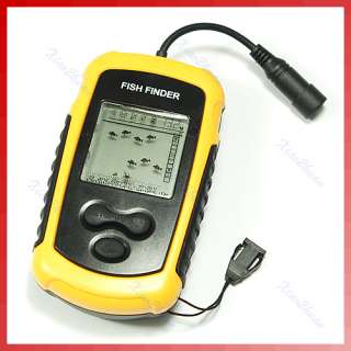Portable Sonar LCD Fish Finder FishFinder Alarm 100M  