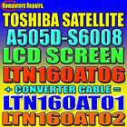 16 LED SCREEN FOR TOSHIBA A500 LTN160AT01 LCD LAPTOP