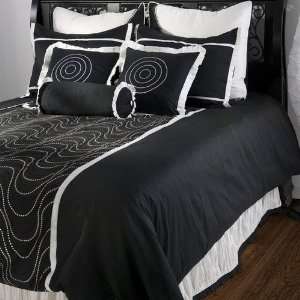    Rizzy Home Mulberry Bedding Set in Beige   King