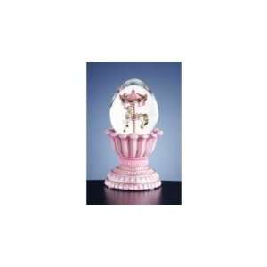  Pink Tourmaline Carousel 65mm   WaterGlobe