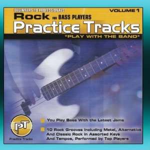  Rock For Bass Players Vol. 1 Practice Tracks Music
