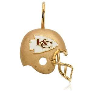  Kansas City Chiefs NFL Helmet Pendant, 14 Karat Gold 
