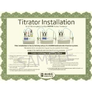 Hanna Instruments INSTALL Titrator Installation for all Titrators 