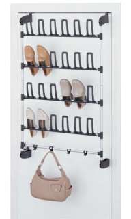 New Over Door 12 pr Shoe Storage Rack Closet Organizer  