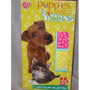 Puppies and Kittens Lenticular Valentines (27) Toys 