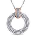  TDW Diamond Circle Necklace (G H, SI1 SI2) MSRP $1,949 