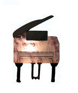 Tiffany Style Note Piano Accent Lamp  Overstock