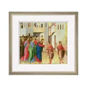 Jesus Opens The Eyes Of A Man Born Blind 1311 Framed Giclee Print 