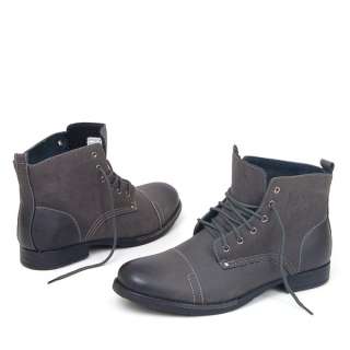 New Mens Ankle Boots Dress or Casual Leather Lined Shoes Lace up Slip 