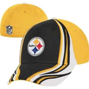  Pittsburgh Steelers Flex Hat Structured Race Stripes Flex 