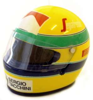   Senna da Silva 1984 Toleman Monaco GP Helmet Piquet Massa  