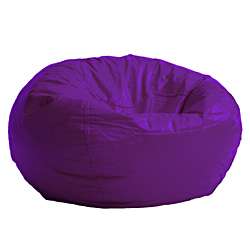BeanSack Purple Vinyl Bean Bag Chair  Overstock