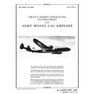  Lockheed C 69 Aircraft Flight Manual Lockheed Books