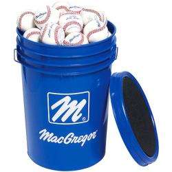 MacGregor Bucket Filled with 36 Baseballs  