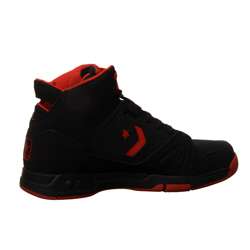 Converse Mens Drop Step Mid Red Basketball Shoes  Overstock
