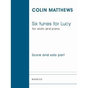  Six Turnes for Lucy for Violin & Piano (Score & Solo Part 