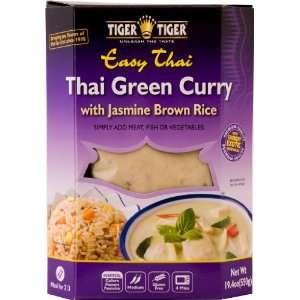 Tiger Tiger Thai Green Curry with Jasmine Brown Rice, 19.4 Ounce Boxes 