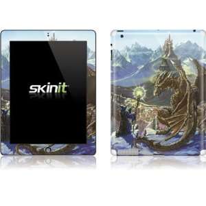   Dragon Wizard Snow Castle Vinyl Skin for Apple iPad 2 Electronics