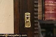 Arts & Crafts Oak Bookcase, Glass Door  