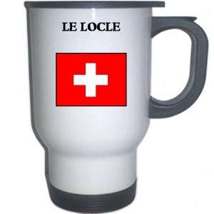 Switzerland   LE LOCLE White Stainless Steel Mug