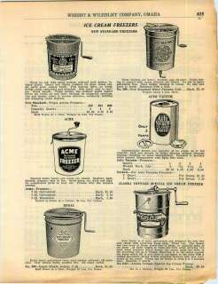 1931 Ice Cream Freezers White Mountain Samson Power ad  