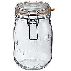 Le Parfait 2 liter Glass Canning Jars (Pack of 6)  Overstock