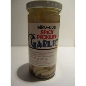 Mro Cos Spicey Pickled Garlic: Grocery & Gourmet Food