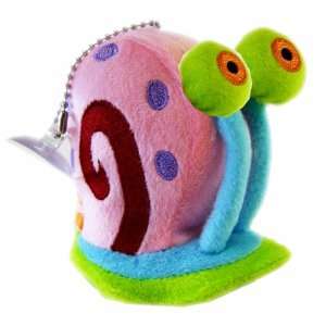  Squarepants  Gary The Snail 4in Plush w/ Suction Cup Toys & Games