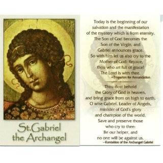  St. Raphael the Archangel Prayer Card (RCC 64E)