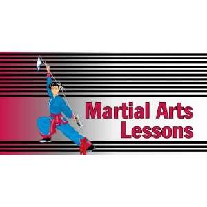  3x6 Vinyl Banner   Martial Arts Lessons: Everything Else