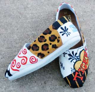 Custom hand Painted Cheer Squad TOMS women shoes canvasTeam Spirit DBS 