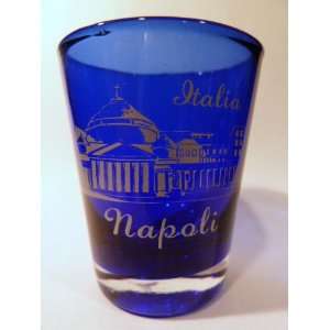  Naples (Napoli) Italy Cobalt Blue Shot Glass Kitchen 