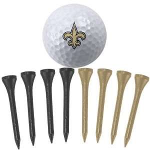  New Orleans Saints Golf Ball & Tee Set